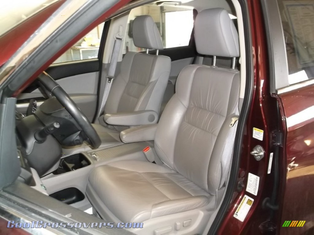 2013 CR-V EX-L AWD - Basque Red Pearl II / Gray photo #12