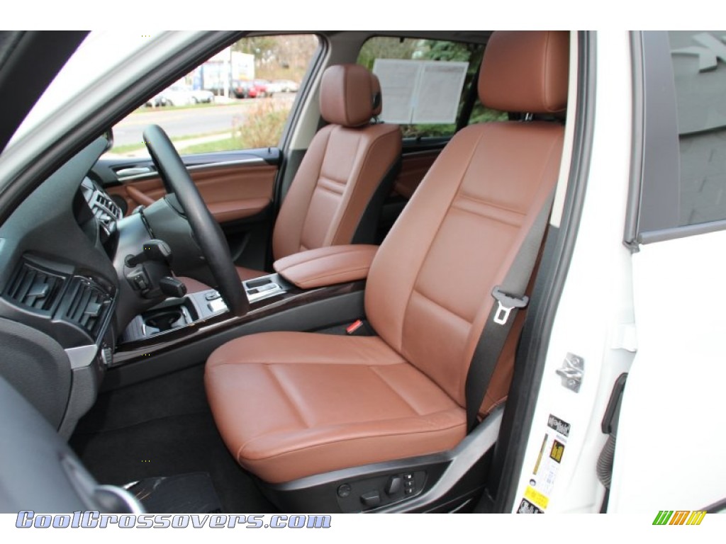 2012 X5 xDrive35i Premium - Alpine White / Cinnamon Brown photo #13