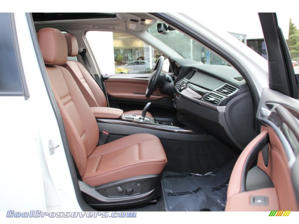2012 X5 xDrive35i Premium - Alpine White / Cinnamon Brown photo #29