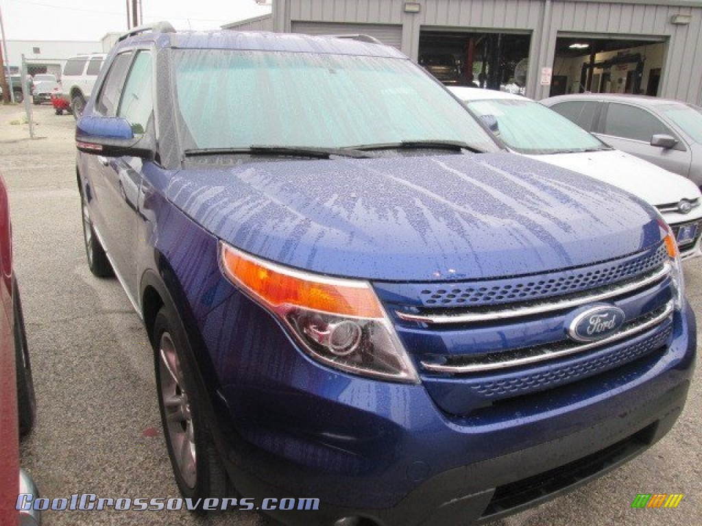 Deep Impact Blue / Charcoal Black Ford Explorer Limited
