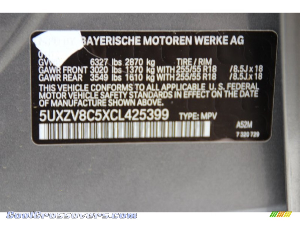 2012 X5 xDrive50i - Space Gray Metallic / Oyster photo #35