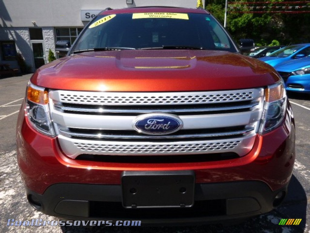 2014 Explorer XLT 4WD - Ruby Red / Charcoal Black photo #8