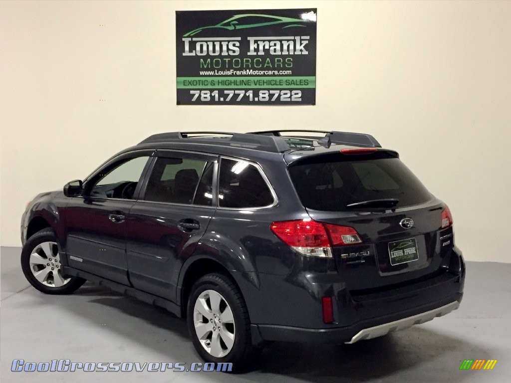 2012 Outback 2.5i Limited - Graphite Gray Metallic / Off Black photo #3