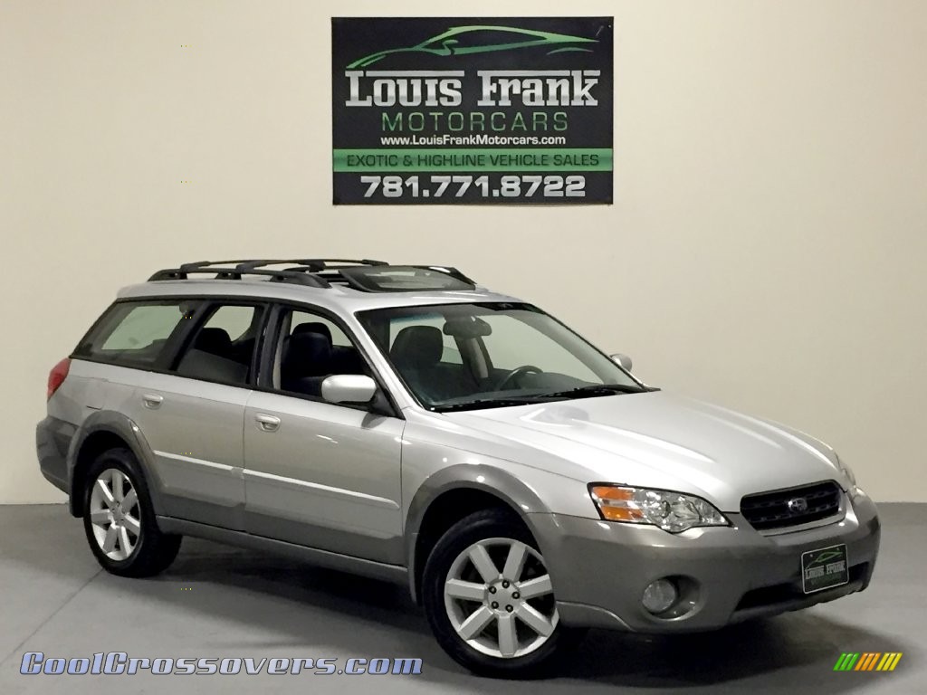 2007 Outback 2.5i Limited Wagon - Brilliant Silver Metallic / Charcoal Leather photo #2