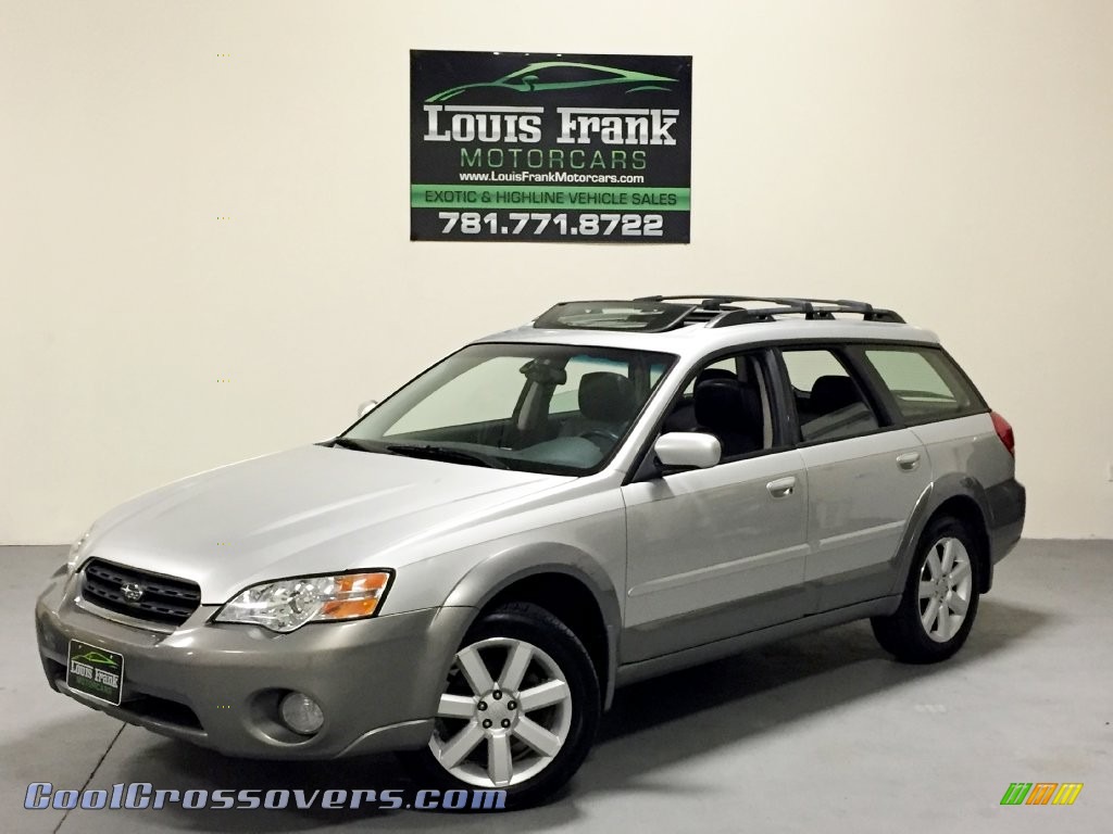 2007 Outback 2.5i Limited Wagon - Brilliant Silver Metallic / Charcoal Leather photo #4