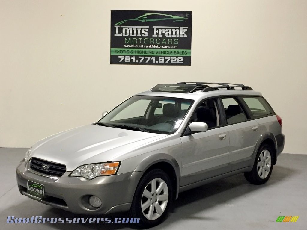 2007 Outback 2.5i Limited Wagon - Brilliant Silver Metallic / Charcoal Leather photo #9
