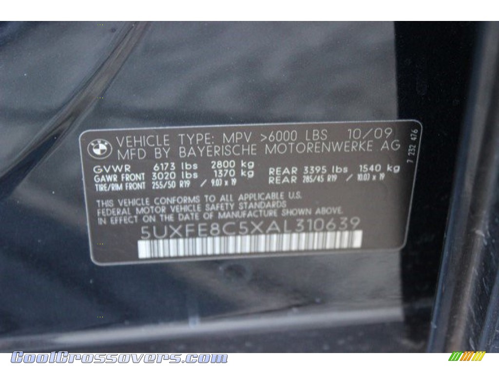 2010 X5 xDrive48i - Monaco Blue Metallic / Sand Beige photo #37