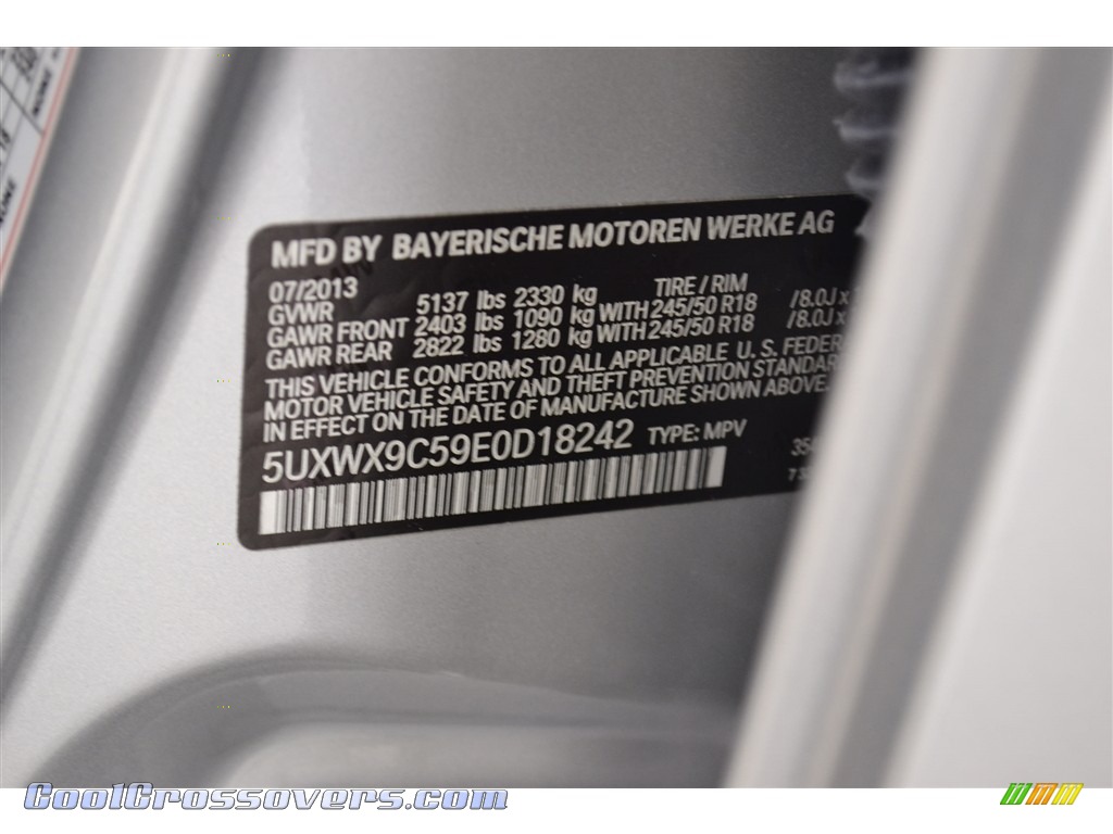 2014 X3 xDrive28i - Titanium Silver Metallic / Mojave photo #30
