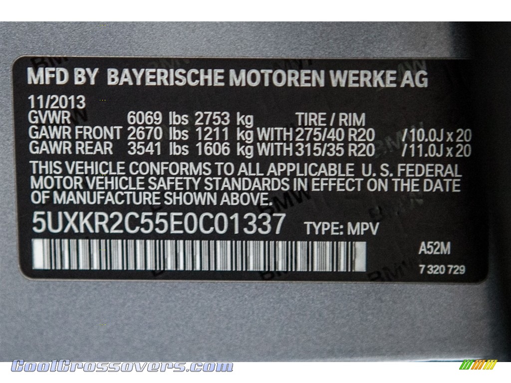 2014 X5 sDrive35i - Space Grey Metallic / Black photo #21