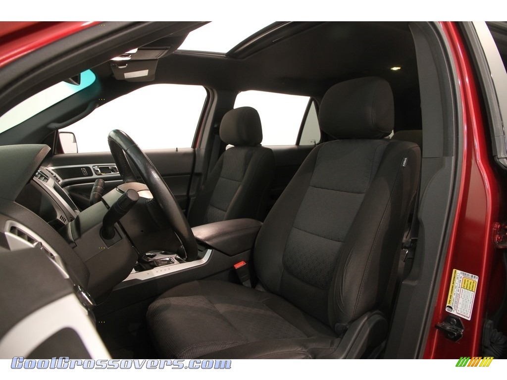 2013 Explorer XLT 4WD - Ruby Red Metallic / Charcoal Black photo #5