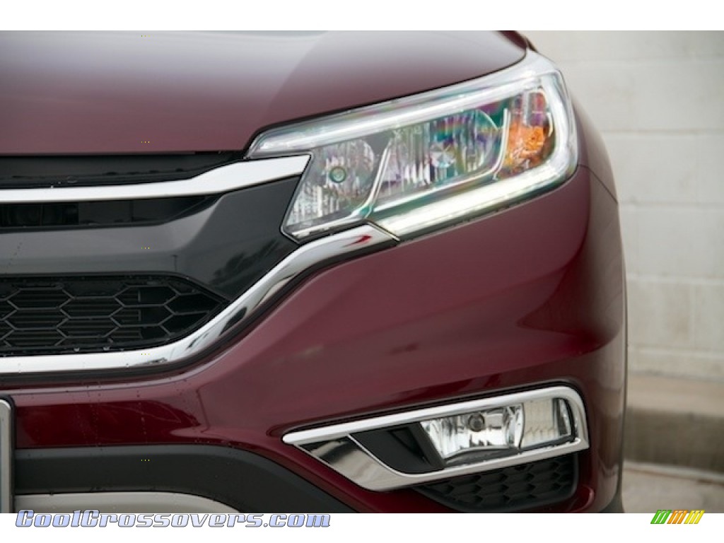 2016 CR-V EX - Basque Red Pearl II / Gray photo #4