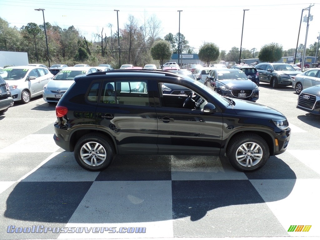 2017 Tiguan Limited 2.0T 4Motion - Deep Black Pearl / Charcoal photo #3