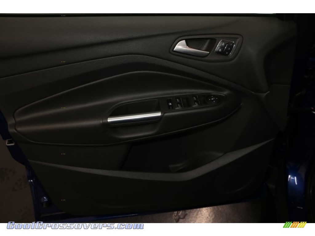 2014 Escape Titanium 1.6L EcoBoost 4WD - Deep Impact Blue / Charcoal Black photo #7