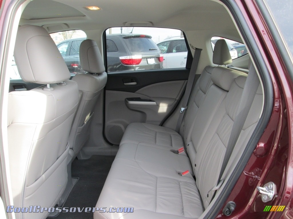 2014 CR-V EX-L AWD - Basque Red Pearl II / Gray photo #21