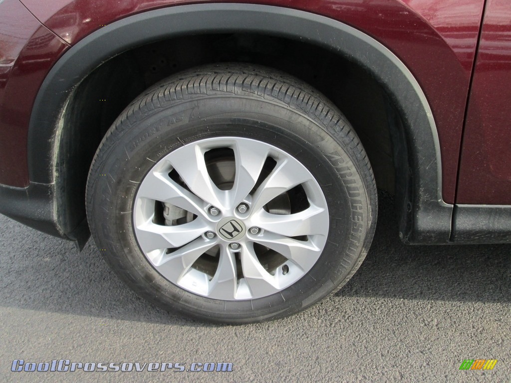 2014 CR-V EX-L AWD - Basque Red Pearl II / Gray photo #22