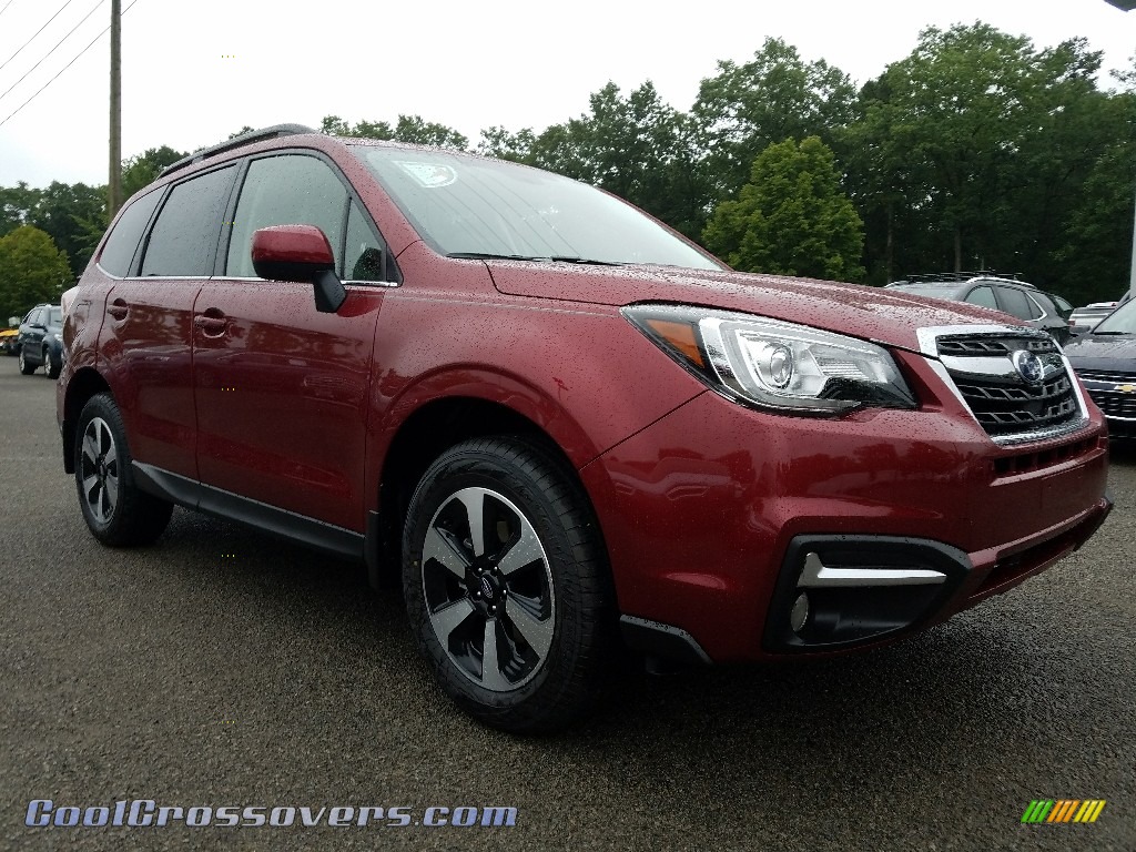 Venetian Red Pearl / Platinum Subaru Forester 2.5i Limited
