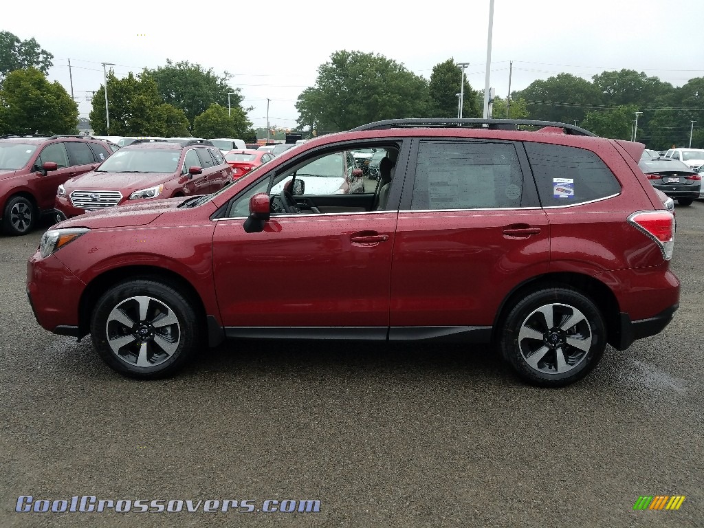 2018 Forester 2.5i Limited - Venetian Red Pearl / Platinum photo #3