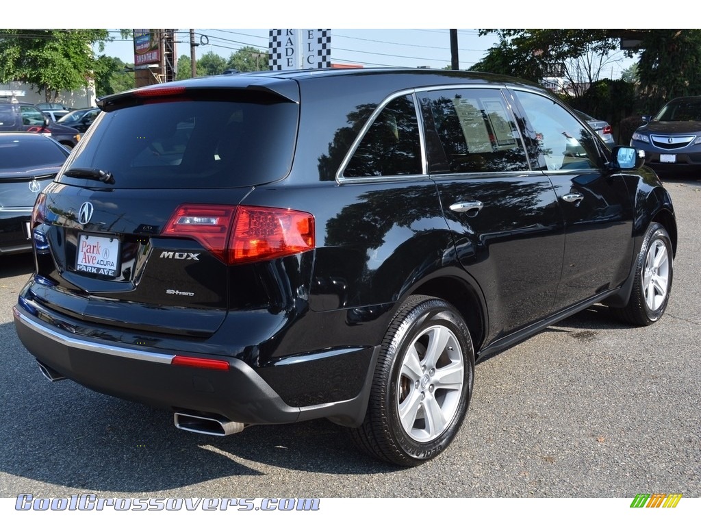 2010 MDX Technology - Crystal Black Pearl / Parchment photo #3