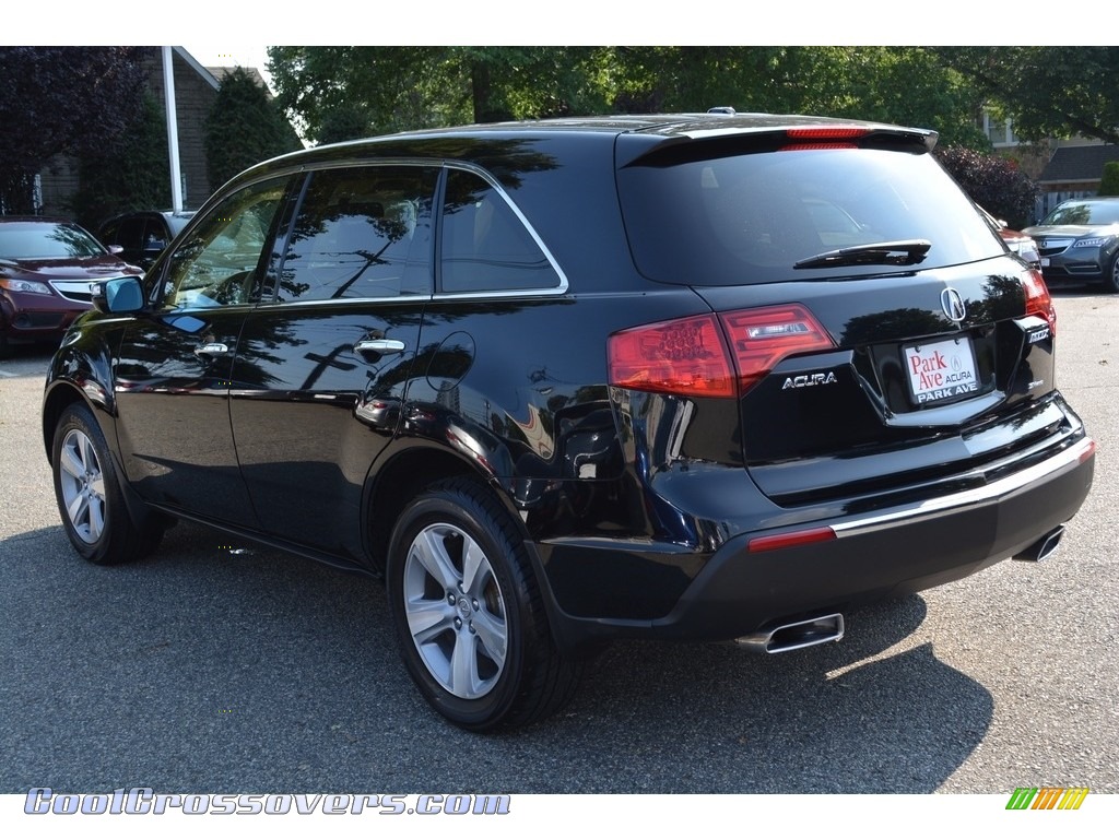 2010 MDX Technology - Crystal Black Pearl / Parchment photo #5