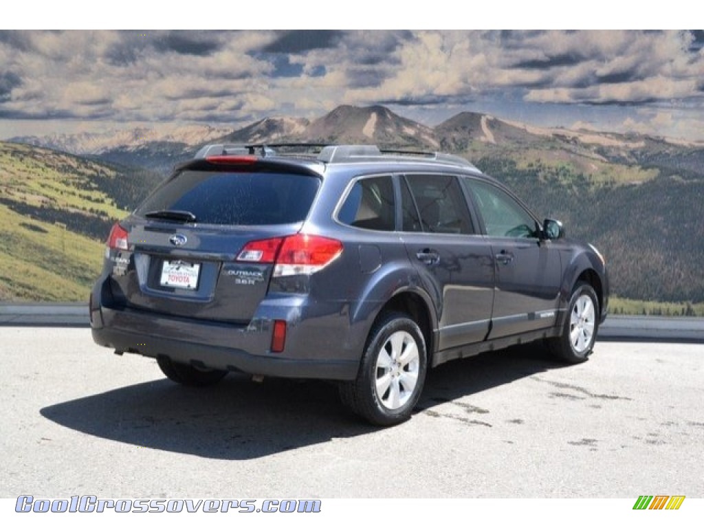 2011 Outback 3.6R Limited Wagon - Graphite Gray Metallic / Off Black photo #3