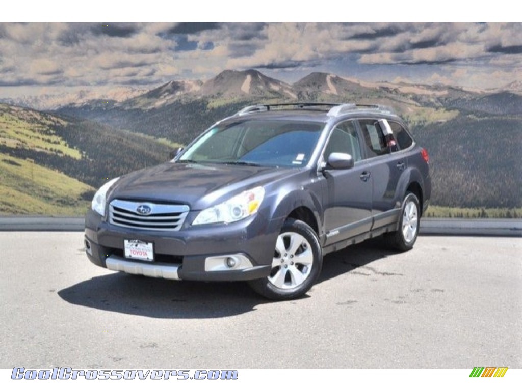 2011 Outback 3.6R Limited Wagon - Graphite Gray Metallic / Off Black photo #5