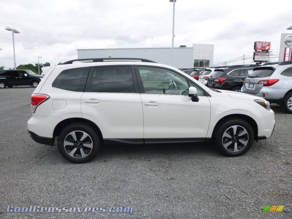 2018 Forester 2.5i Limited - Crystal White Pearl / Platinum photo #7