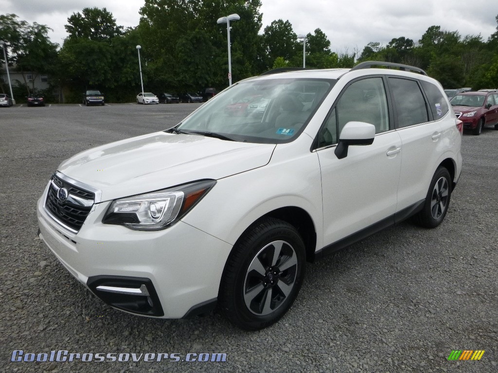 2018 Forester 2.5i Limited - Crystal White Pearl / Platinum photo #12