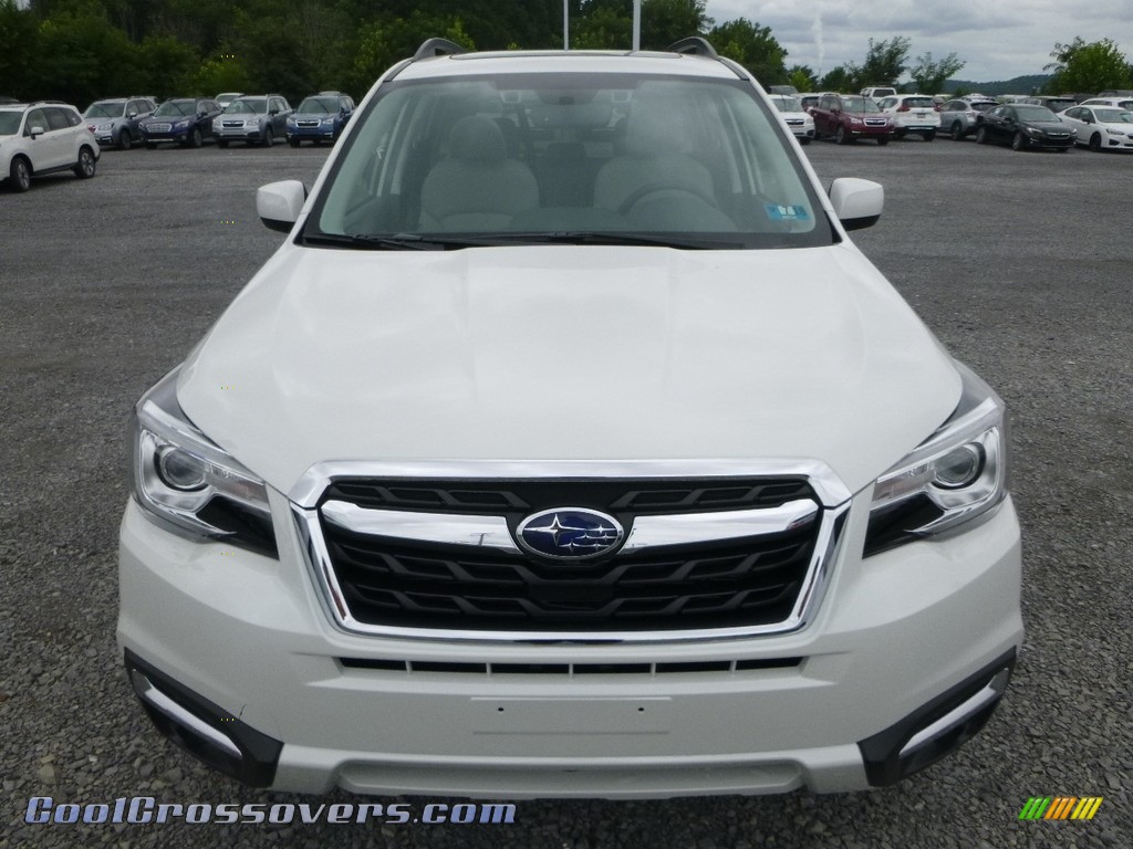 2018 Forester 2.5i Limited - Crystal White Pearl / Platinum photo #13