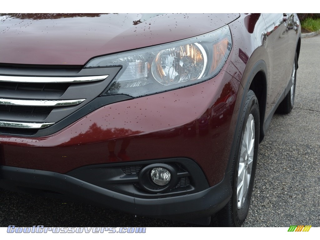 2014 CR-V EX-L AWD - Basque Red Pearl II / Gray photo #32