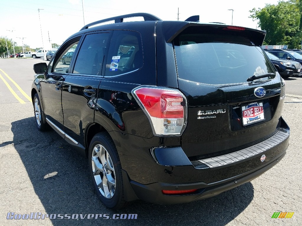 2018 Forester 2.5i Touring - Crystal Black Silica / Brown photo #4