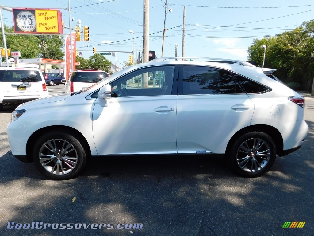 2014 RX 450h AWD - Starfire Pearl / Parchment photo #4