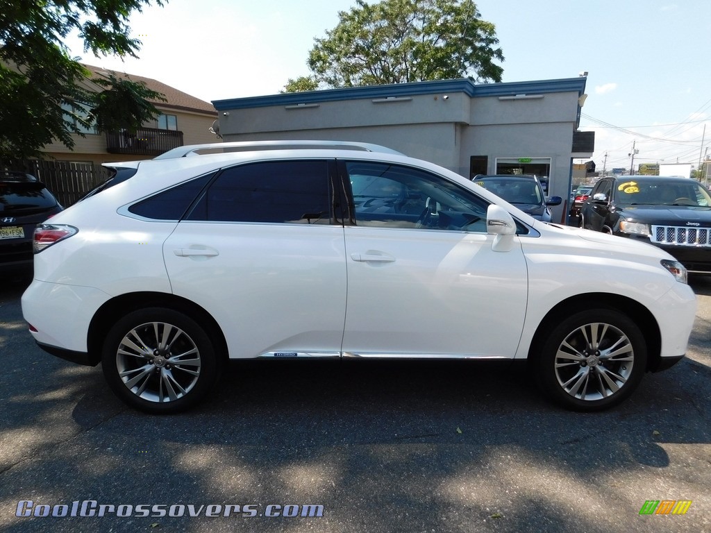 2014 RX 450h AWD - Starfire Pearl / Parchment photo #9