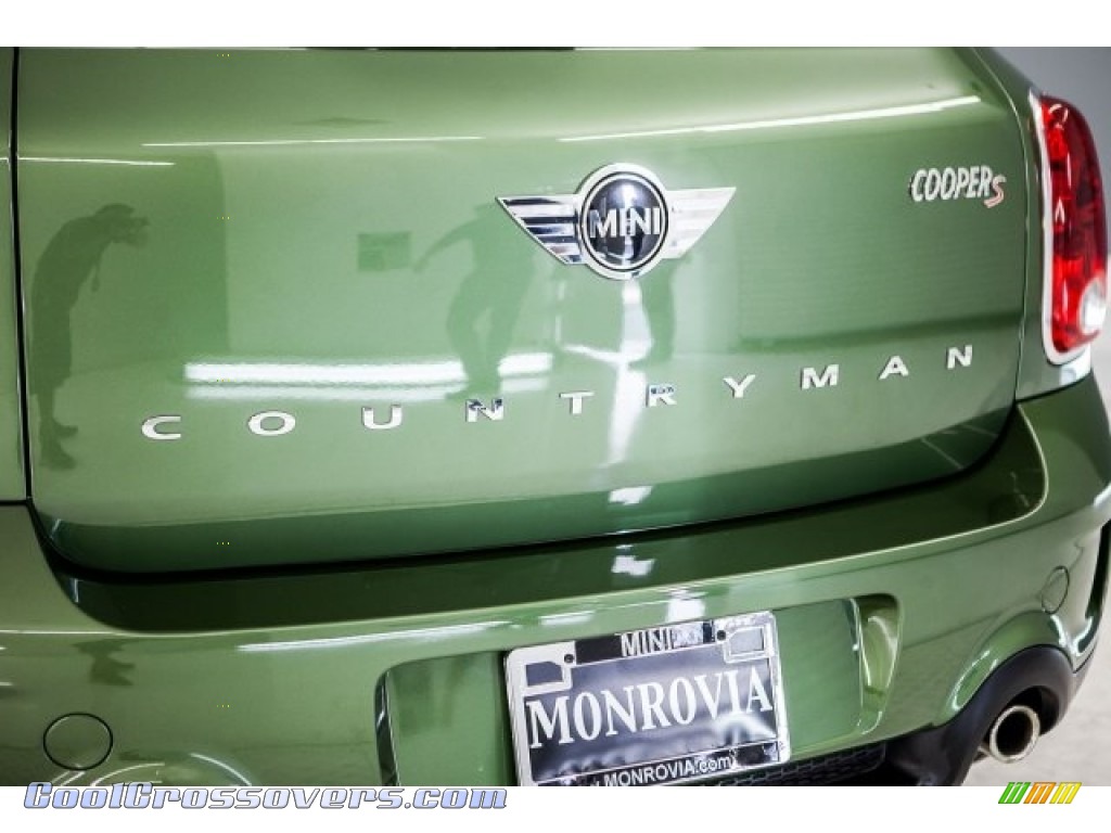 2015 Countryman Cooper S - Jungle Green Metallic / Carbon Black photo #7