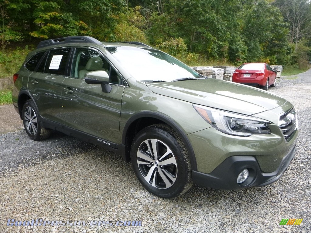 2018 Outback 2.5i Limited - Wilderness Green Metallic / Ivory photo #1