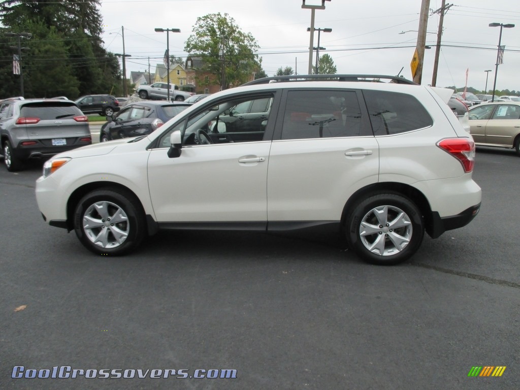 2015 Forester 2.5i Limited - Satin White Pearl / Gray photo #9