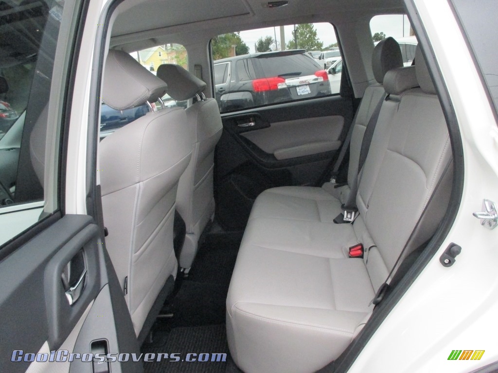 2015 Forester 2.5i Limited - Satin White Pearl / Gray photo #21