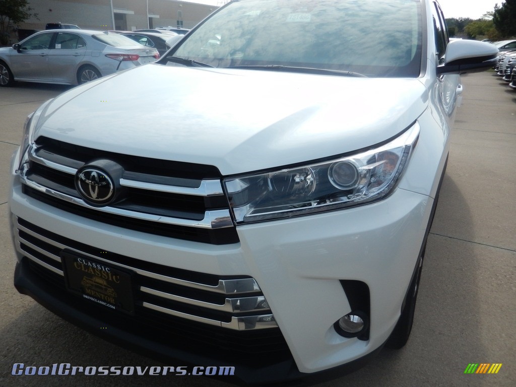 Blizzard White Pearl / Almond Toyota Highlander Limited AWD
