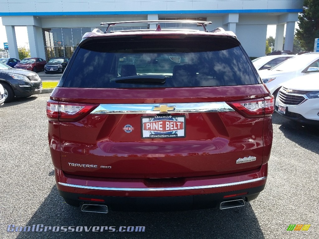 2018 Traverse High Country AWD - Cajun Red Tintcoat / High Country Jet Black/Loft Brown photo #5
