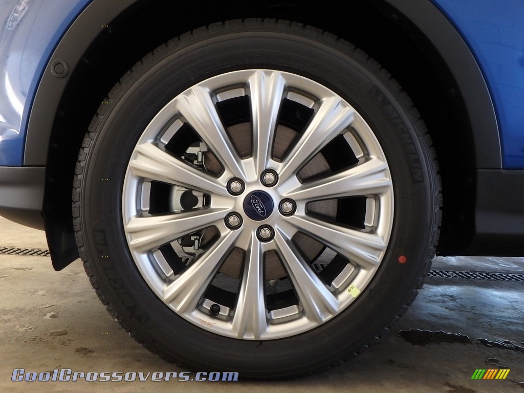 2018 Escape Titanium 4WD - Lightning Blue / Charcoal Black photo #5