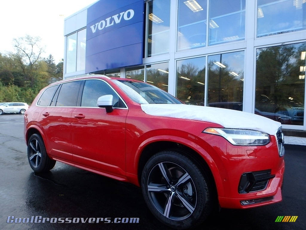 2018 XC90 T6 AWD R-Design - Passion Red / Charcoal photo #1