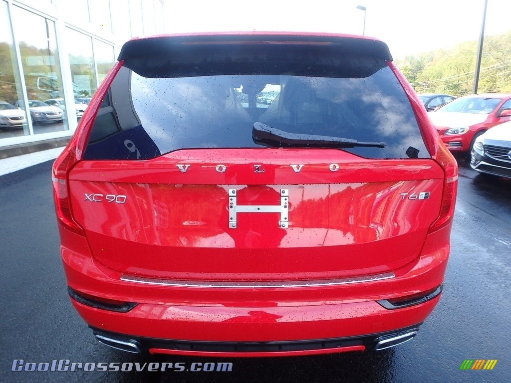 2018 XC90 T6 AWD R-Design - Passion Red / Charcoal photo #3