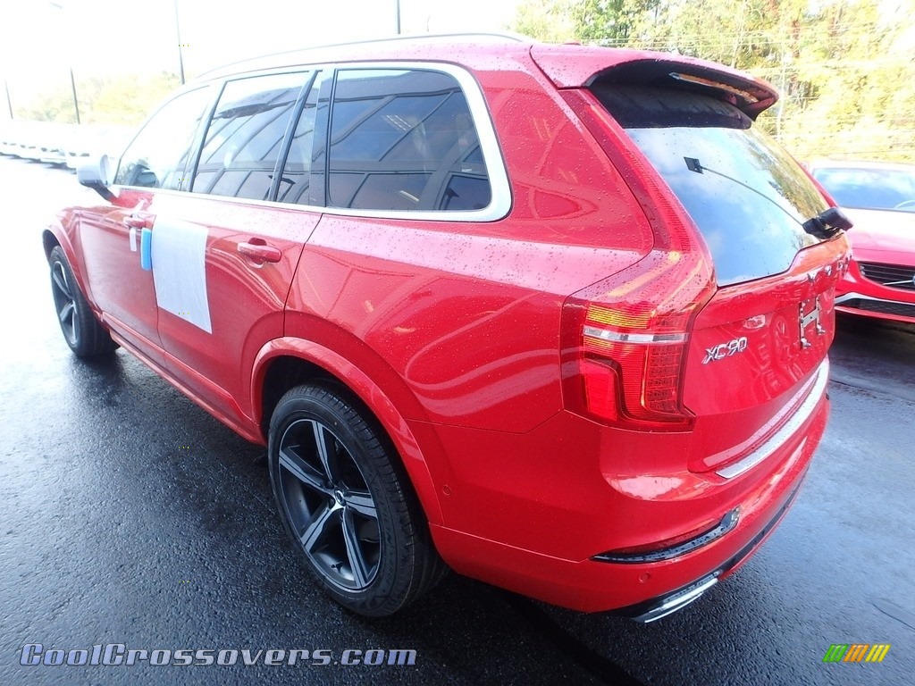 2018 XC90 T6 AWD R-Design - Passion Red / Charcoal photo #4