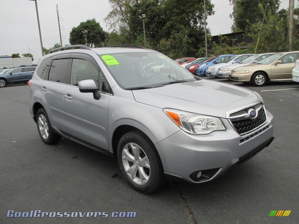 2015 Forester 2.5i Limited - Ice Silver Metallic / Black photo #4