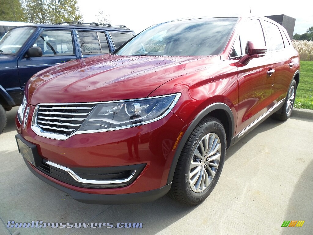 Ruby Red Metallic / Cappuccino Lincoln MKX Select