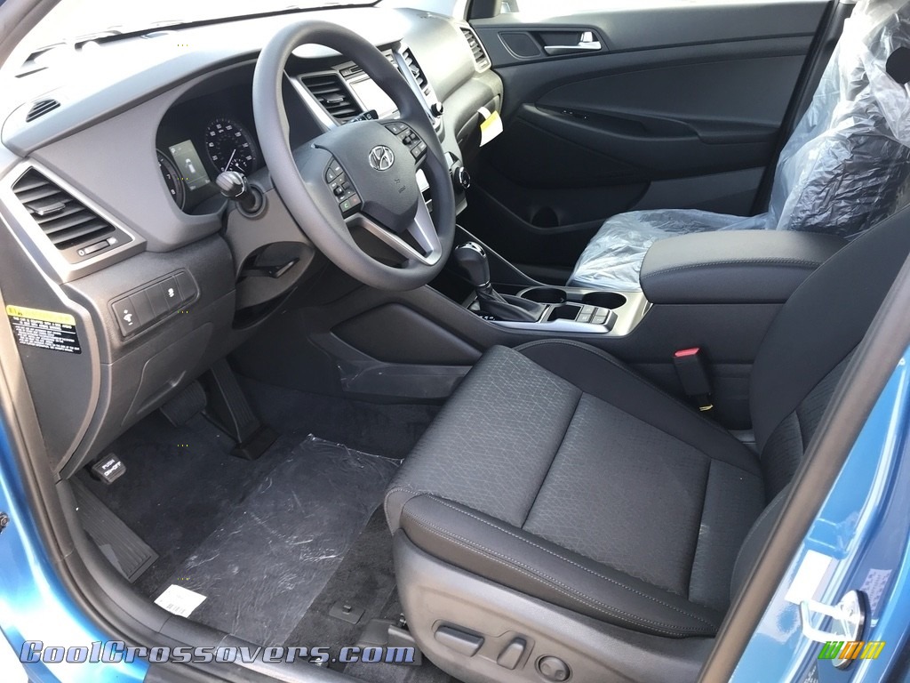 2017 Tucson SE AWD - Caribbean Blue / Black photo #4