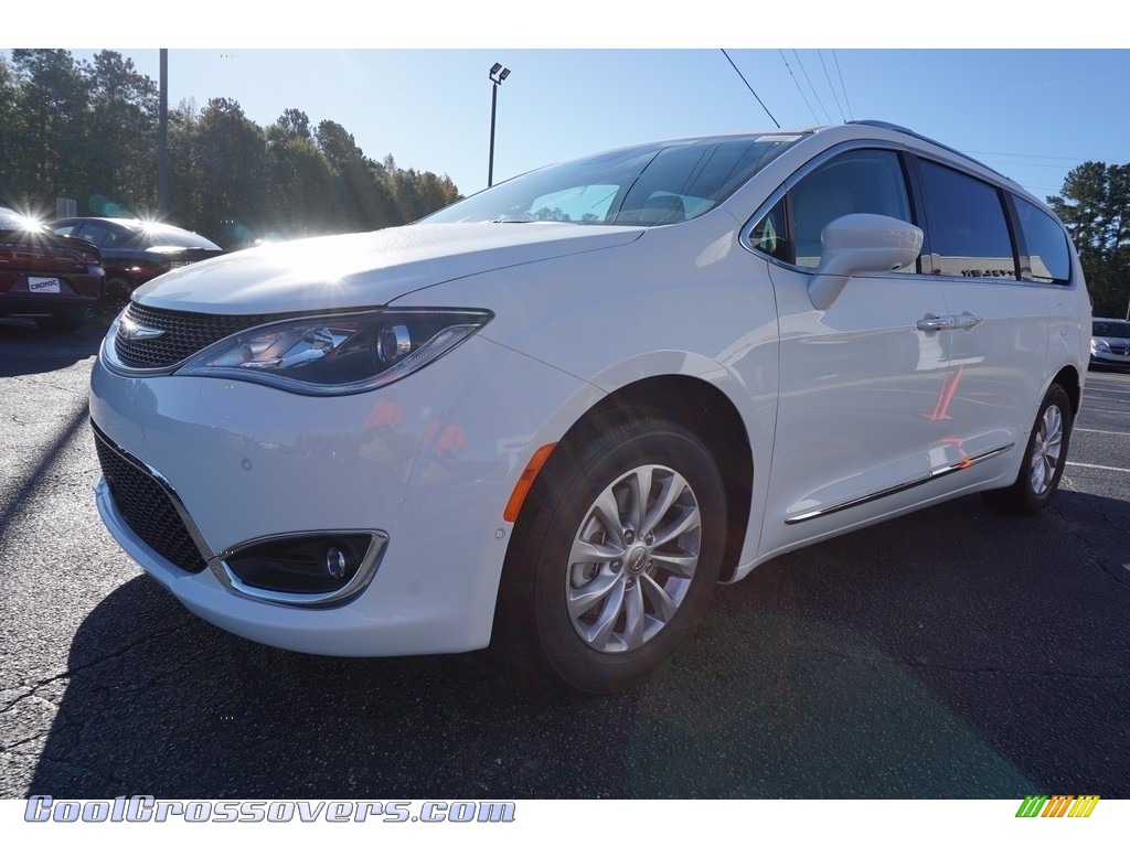 2018 Pacifica Touring L - Bright White / Cognac/Alloy/Toffee photo #3