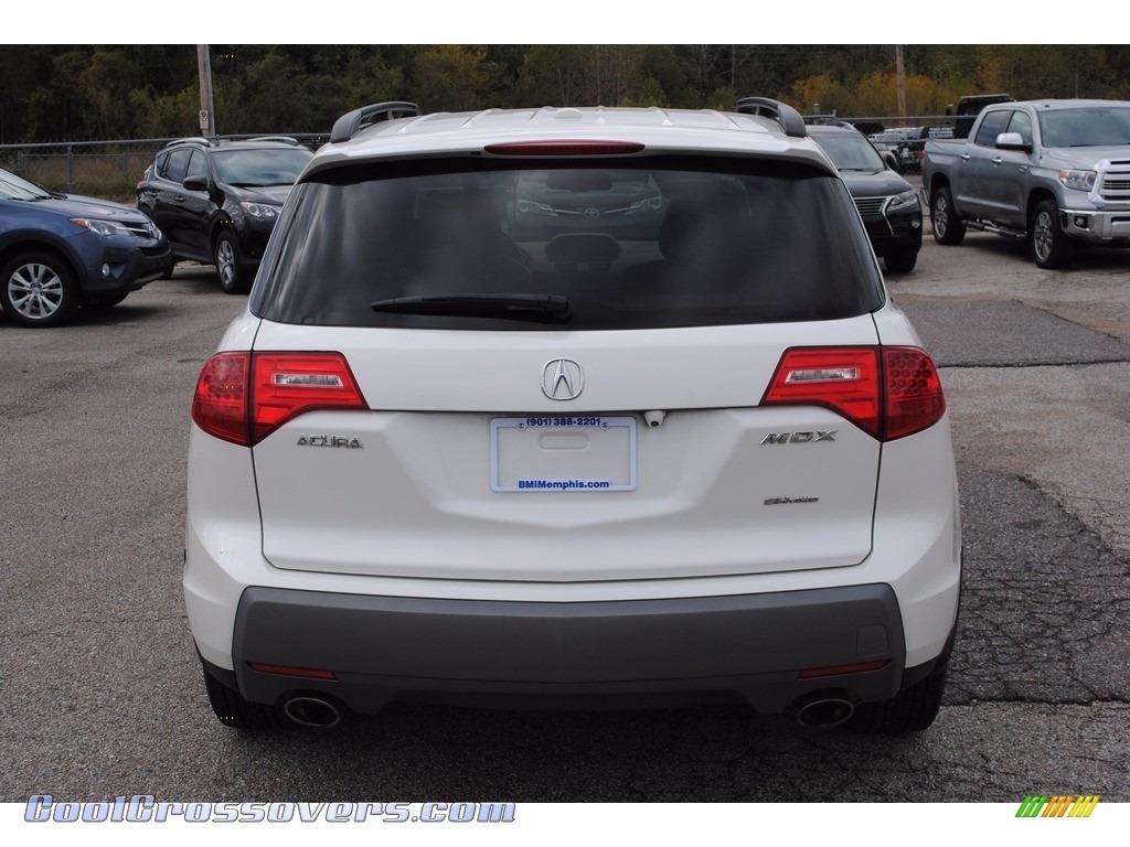 2008 MDX Technology - Aspen White Pearl / Taupe photo #4