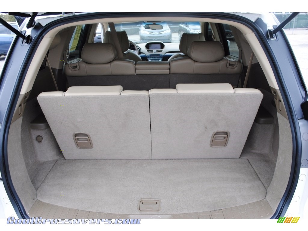 2008 MDX Technology - Aspen White Pearl / Taupe photo #34