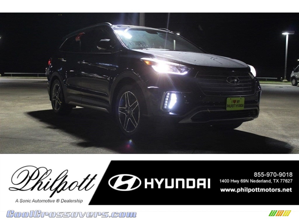 Night Sky Pearl / Gray Hyundai Santa Fe Limited Ultimate
