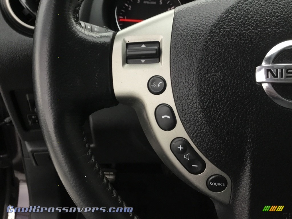 2011 Rogue S AWD Krom Edition - Black Amethyst / Black photo #18